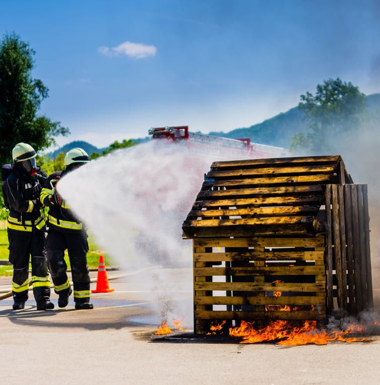 Young firefighters